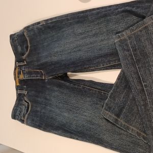 Seven 7 premium denim bootcut jeans size 4 dark wash